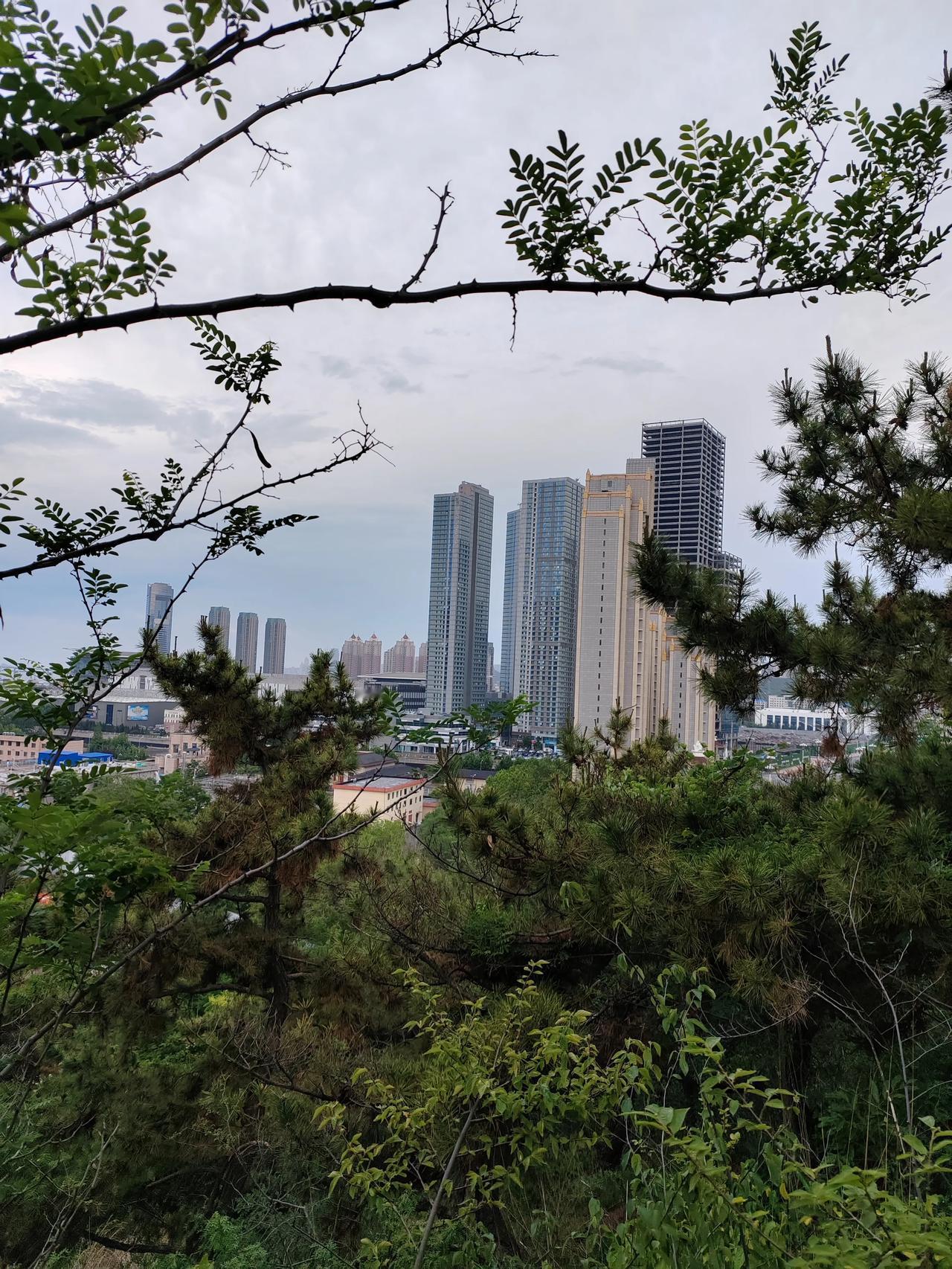 #说说你家的端午习俗#昨天早上踏青的路上，一回首星海湾广场就在脚下，星海城堡，星