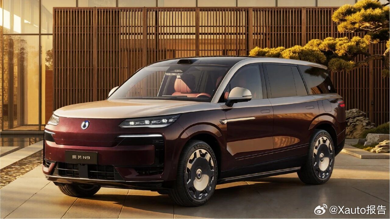 腾势N9闪充版开启预售：45-50万元4月7日腾势N9闪充版开启预售，售价45-