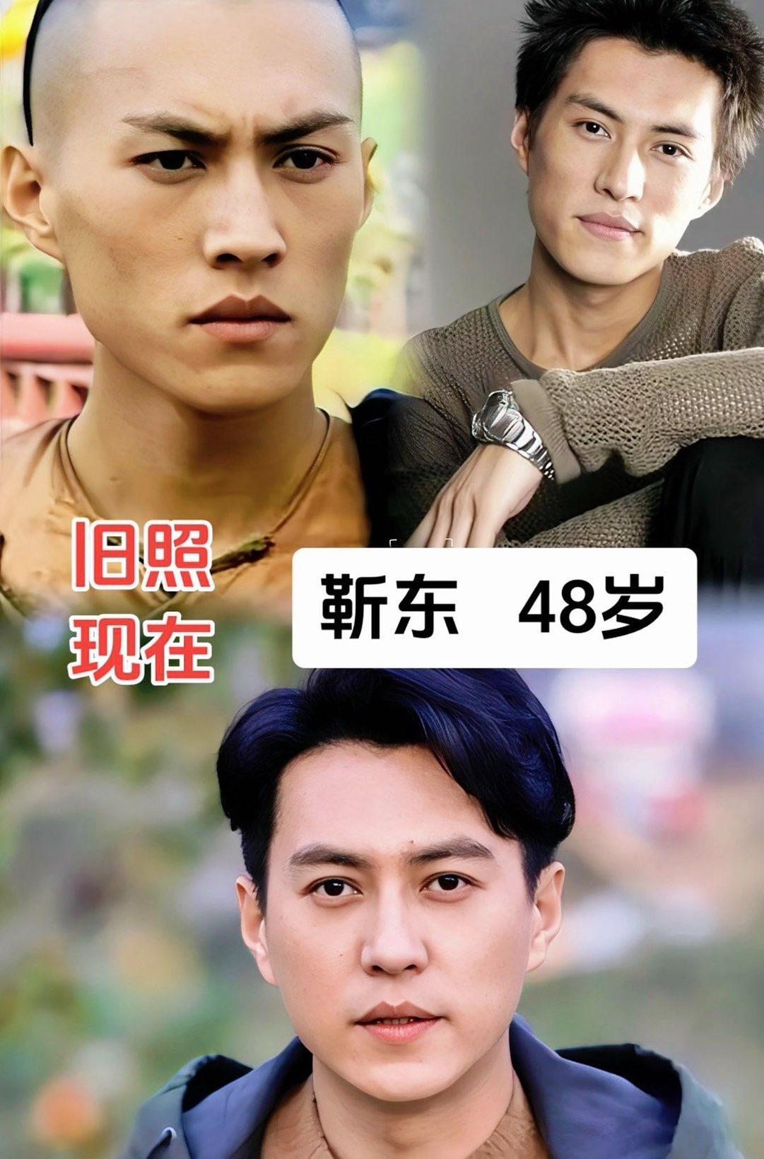 靳东算是圈内很特殊的例子，发腮之后，颜值气质反而胜过年轻时期。年轻的时候面部骨骼