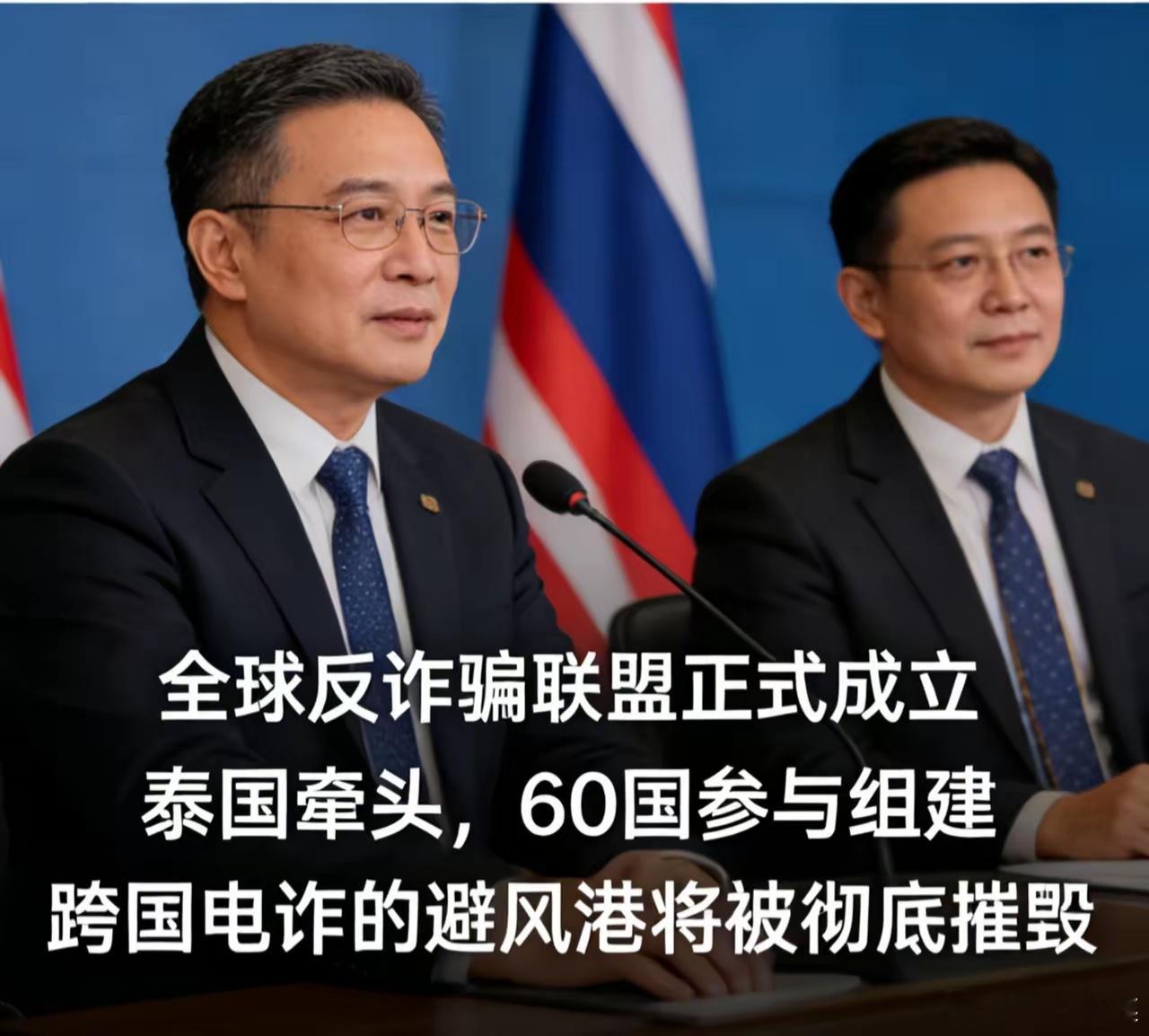 全球反诈联盟正式成立泰国牵头，60国参与组建泰国牵头，60国响应，联合国站台跨过