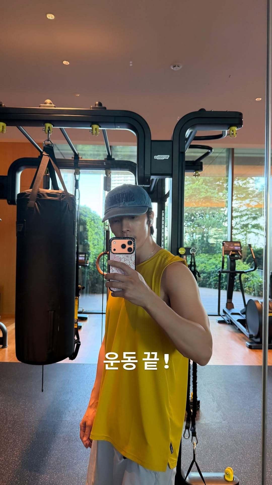 “CB百蓝_。260510李东海 ins story更新：运动结束！ 