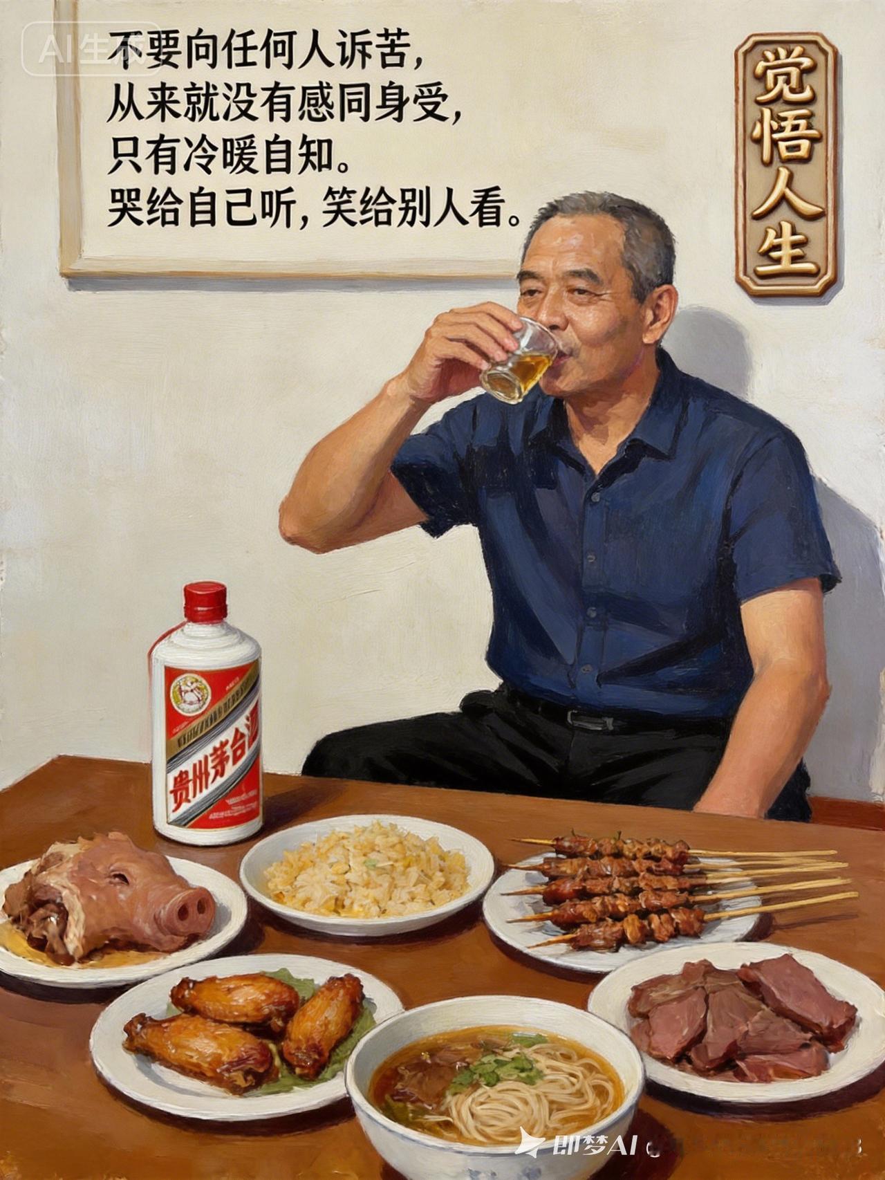 “生活的滋味，自己慢慢品尝”🍜🍖🍗🍢