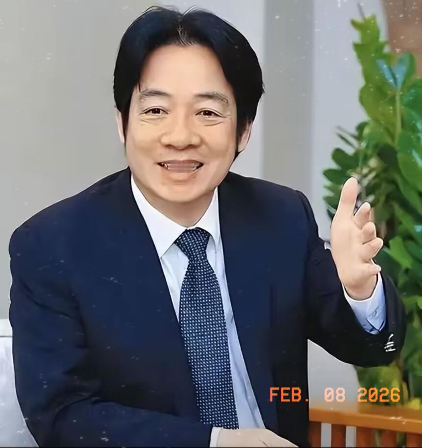 就在刚刚
台独分子赖清德发布声明称，
 
2月8日，针对台湾省自造“海鲲号”首度