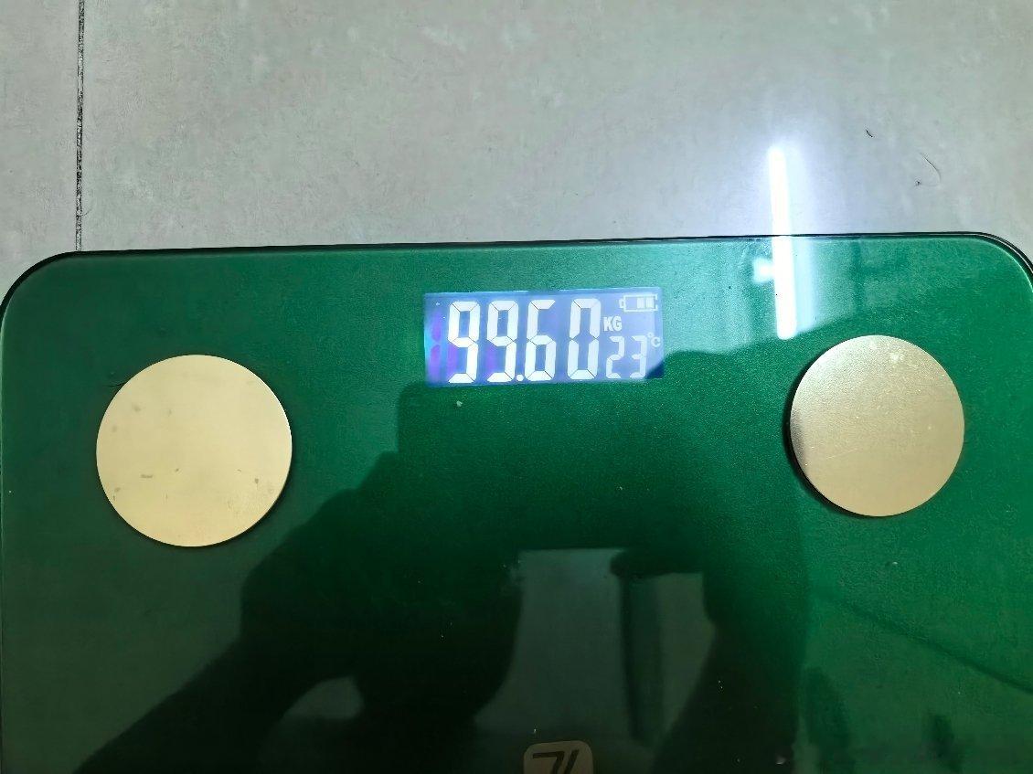 出发前99.7！回家101.5！昨天睡醒100.7！ 今天99.6！已恢复出发前
