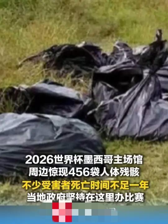 惊爆！墨西哥世界杯场馆下藏456袋人体残骸
今天要跟大家分享一件令人毛骨悚然的事