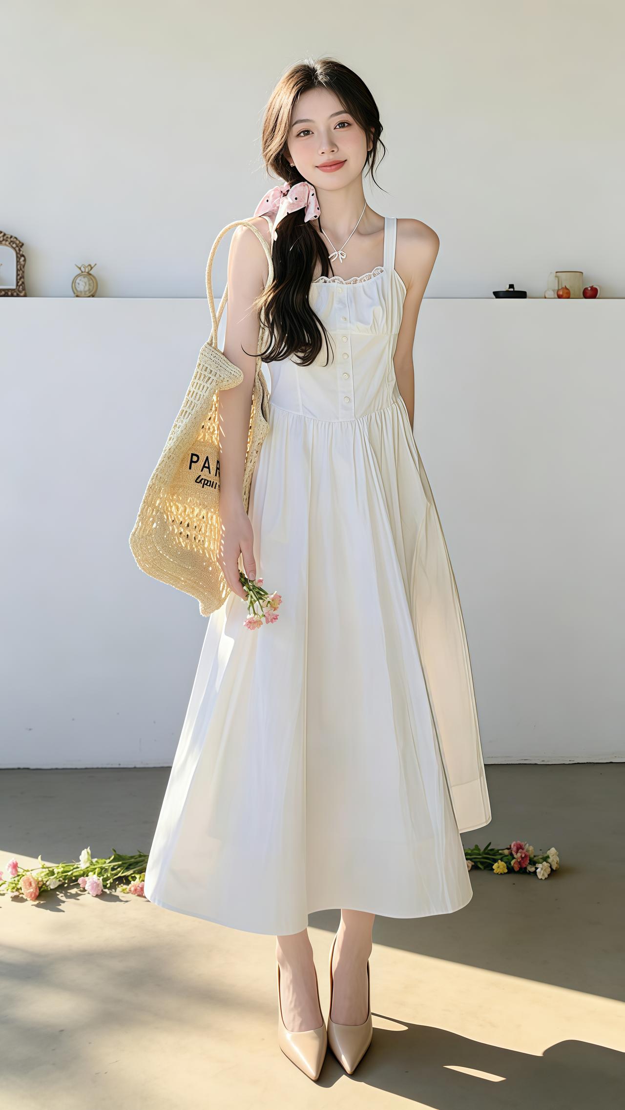 初恋裙女孩子怎么穿搭既时尚又好看?