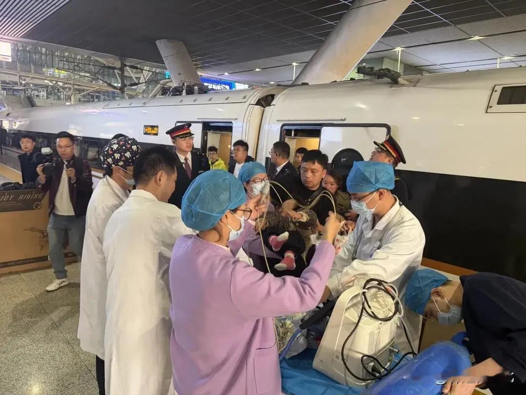 4岁女童昏迷48小时搭乘列车紧急送医！12月1日下午，武汉站综合服务中心被一阵急