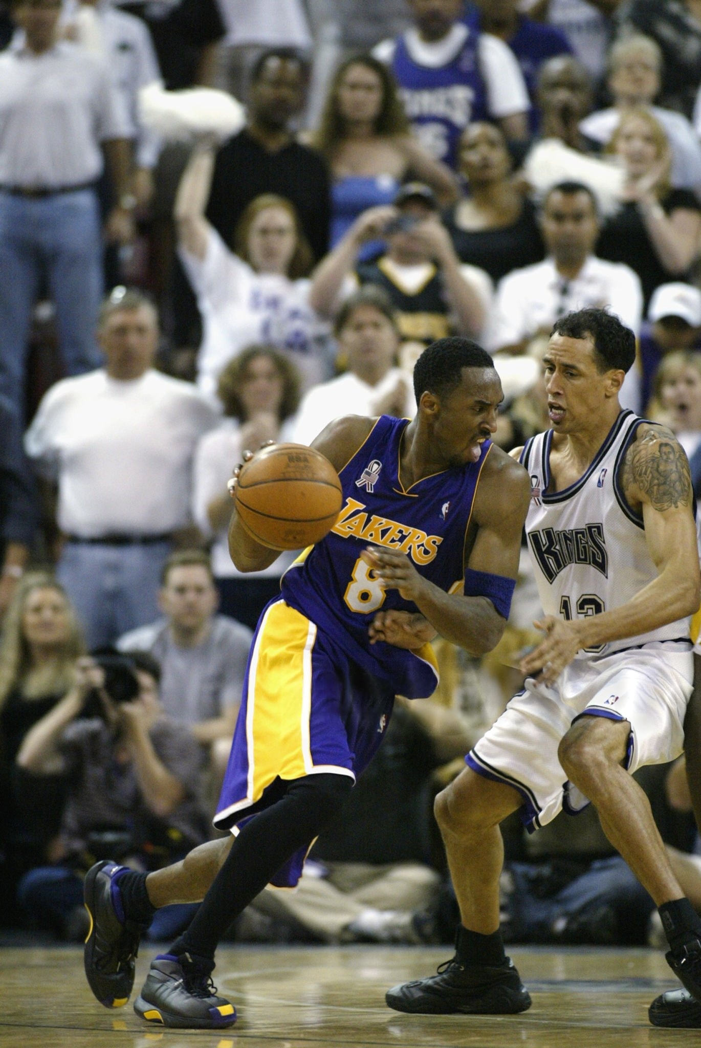 Kobe Bryant 道格啊 打球就打球 咱别别挠痒痒科比