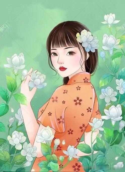 《茉莉花二首·其一》
——宋・江奎
灵种传闻出越裳，
何人提挈上蛮航。
他年我若