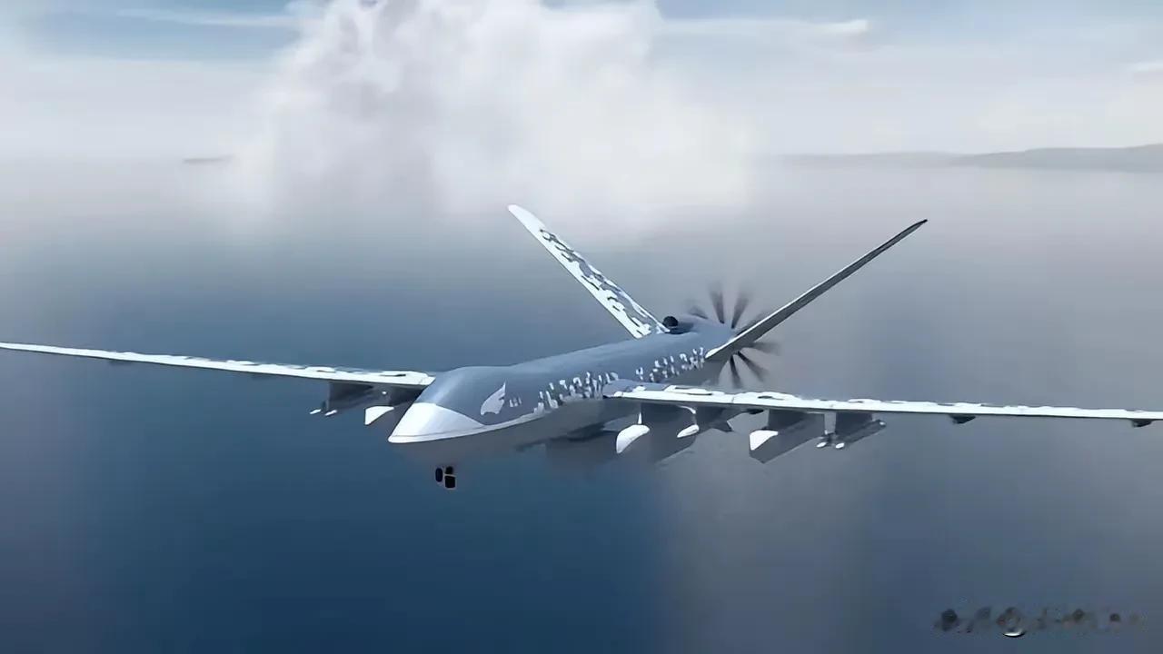 翼龙X，弹射舰载版。无人机反潜，是专业反潜领域的最佳方案。相较于有人反潜机，无人