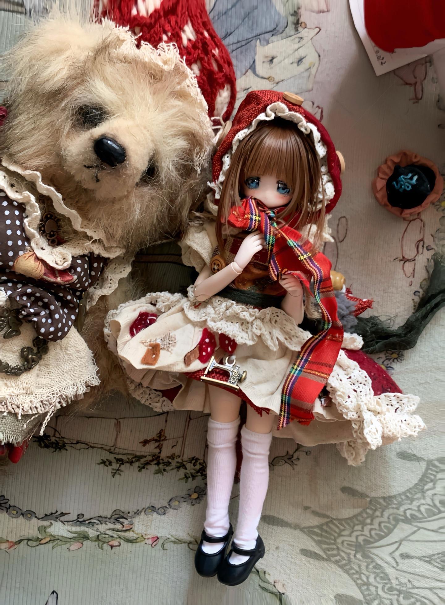 永远和小熊在一起。