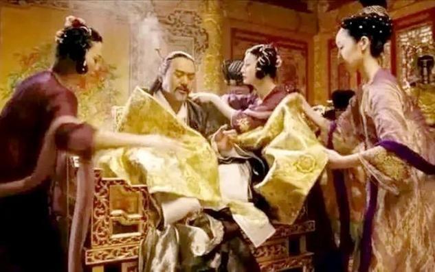 1542年，嘉靖皇帝喝下道士炼成的"红铅丹"，跑到曹端妃的寝宫，折腾一番之后，满