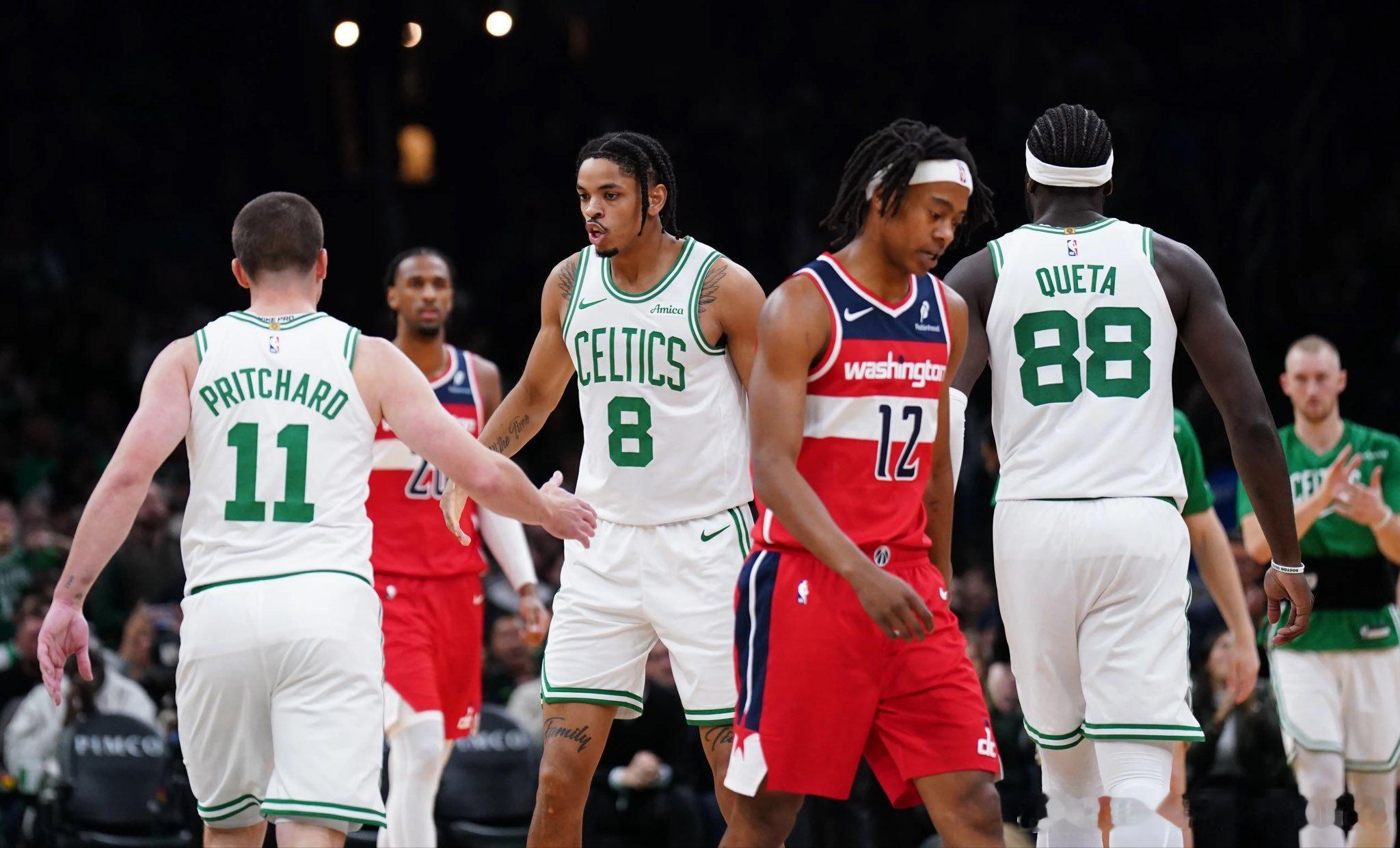 波士顿凯尔特人146-101华盛顿奇才！Celtics已经10连胜奇才了，队史上