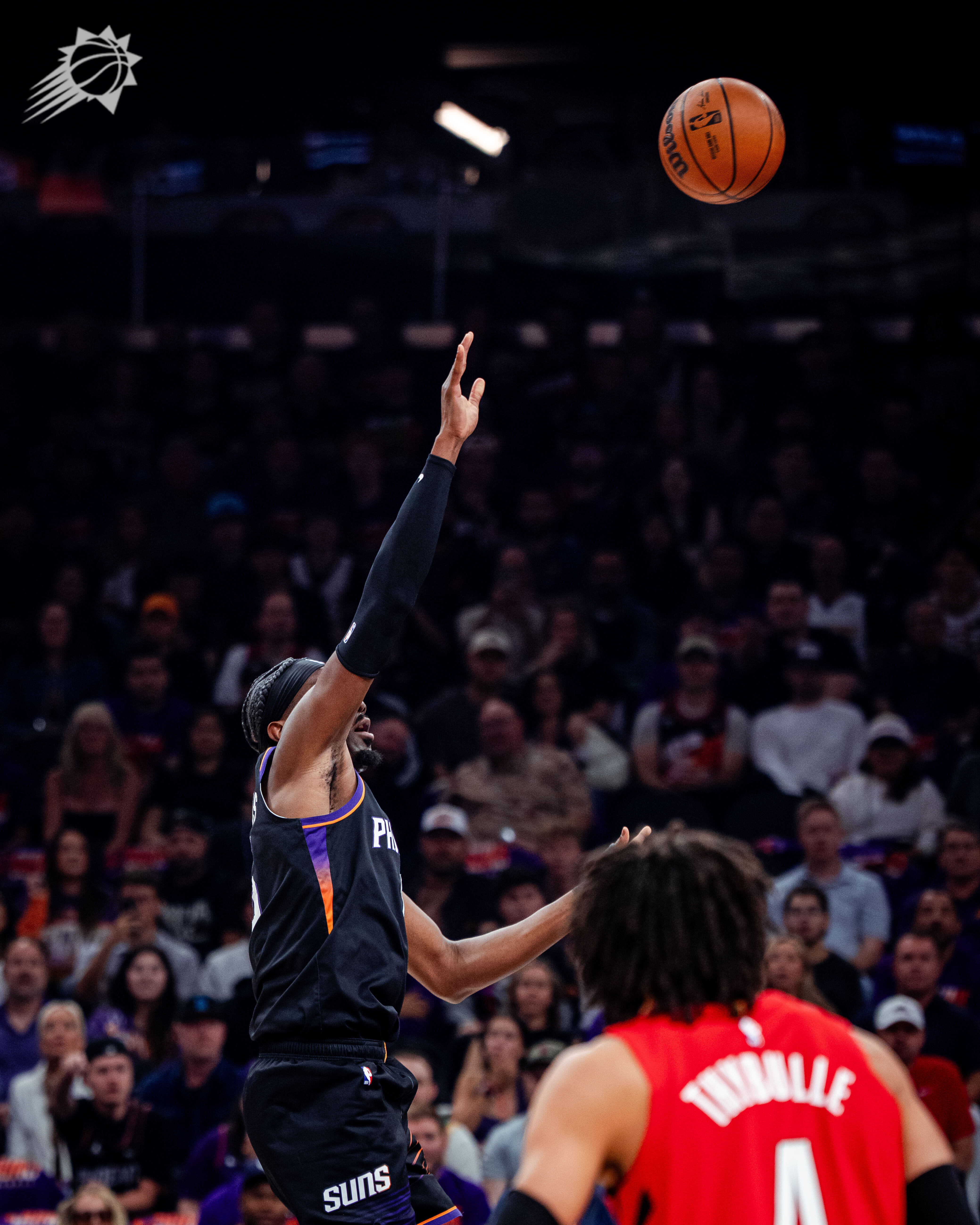 马威💪第一节出战7分钟拿到4分2篮板2助攻1盖帽菲尼克斯太阳｜开拓者vs太阳