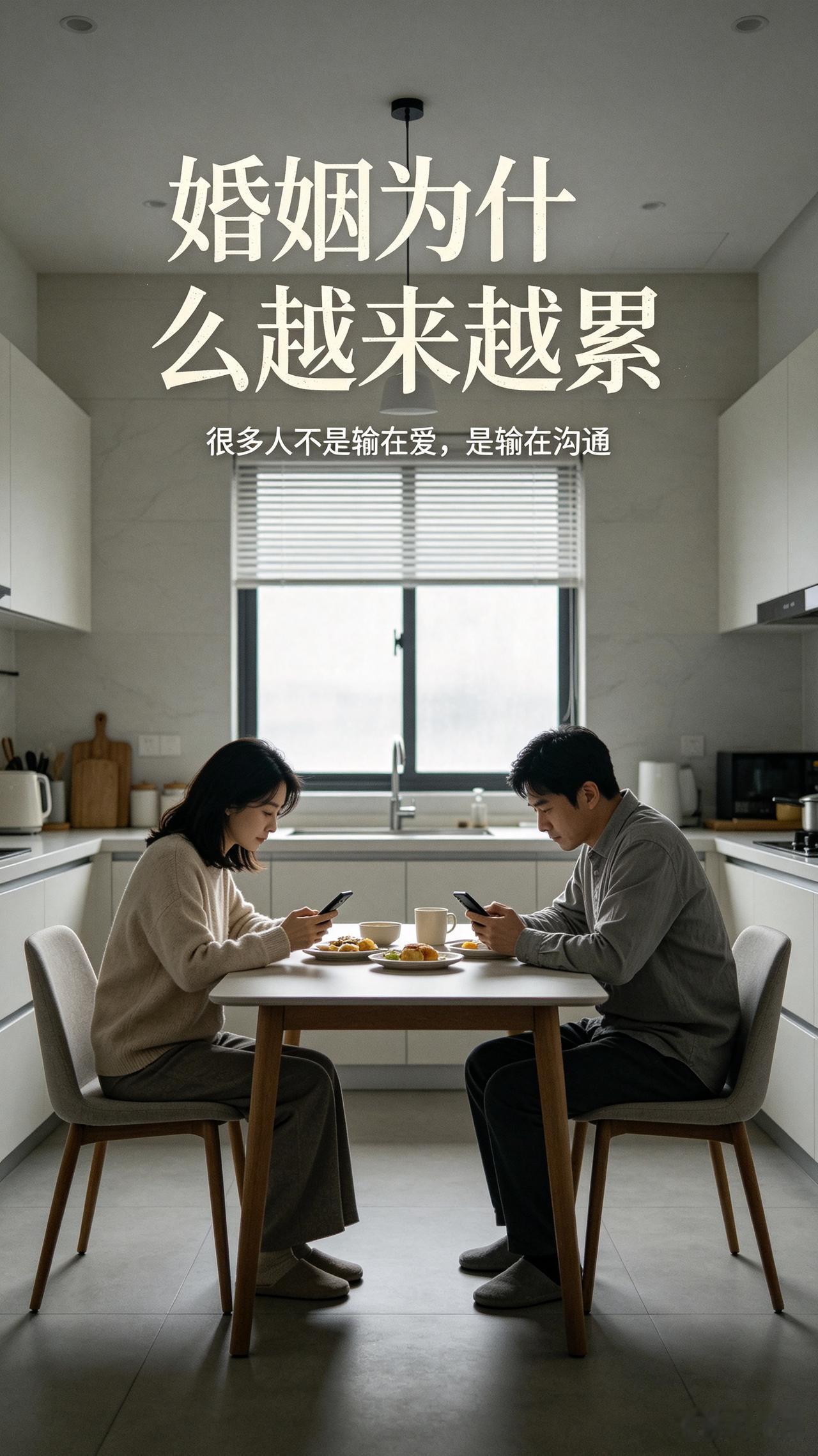 欲望多包容少，人心难共情，相守成了一件难事。