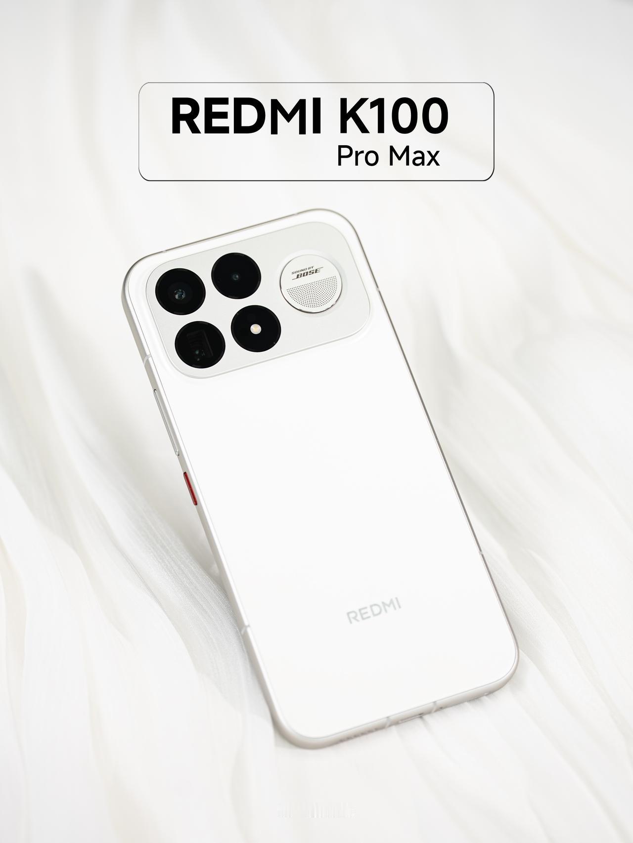 HYK图赏｜REDMI K100 Pro Max

「流金白」，纯平的横向金属大