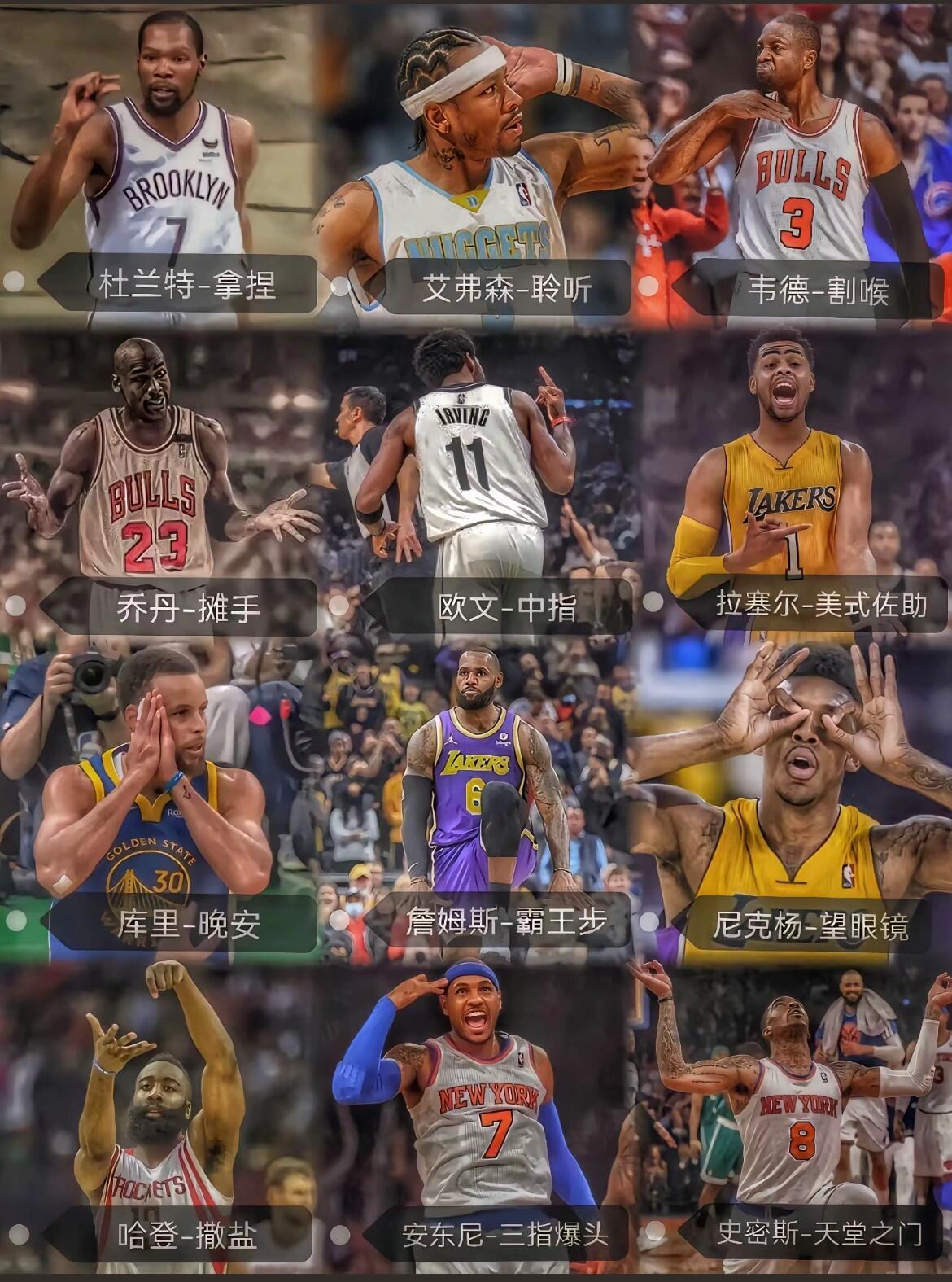 NBA庆祝动作千千万，谁是你的NO.1？ 