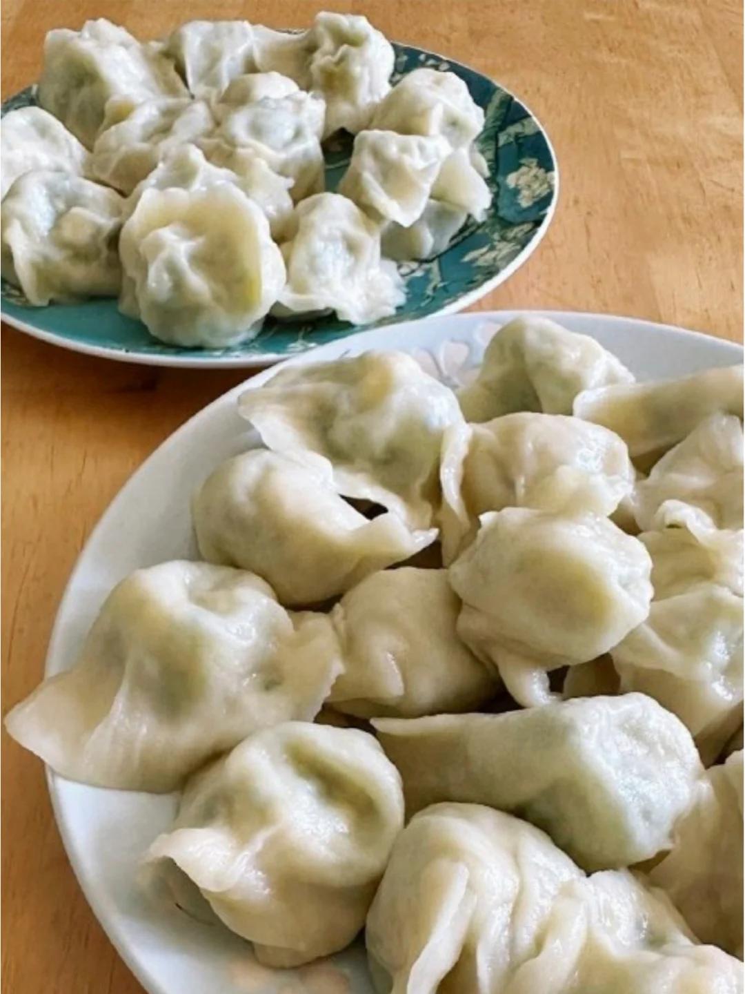 冷了，一起吃素饺子，给你一冬天的美好