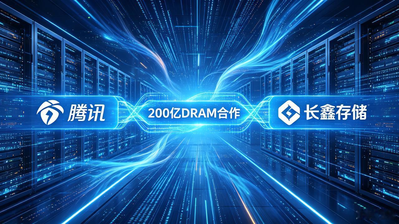 200亿腾讯大单锁定长鑫DDR5！4只正宗受益A股、买点位置与全部风险一次性讲透