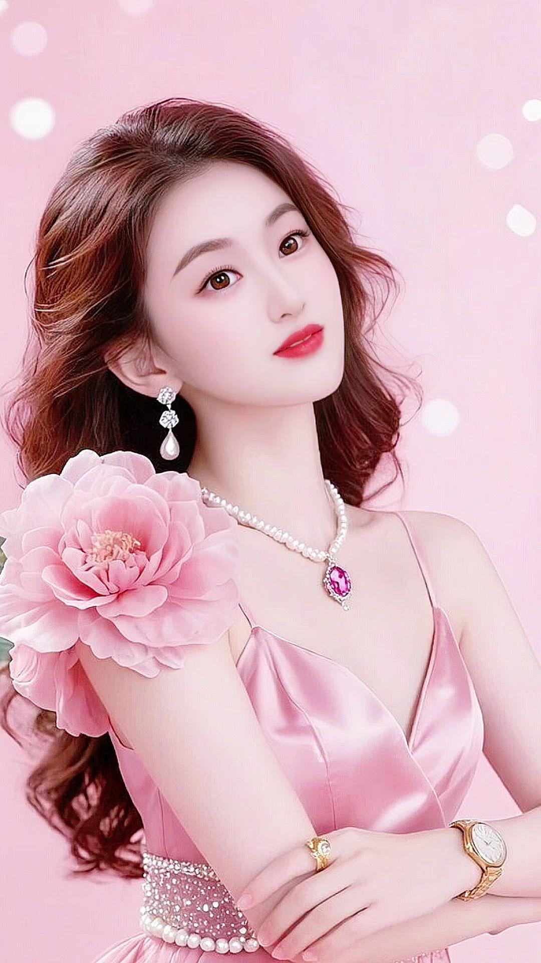 优雅粉色风格 时尚粉色风格 粉色气质美女 优雅气质 御姐