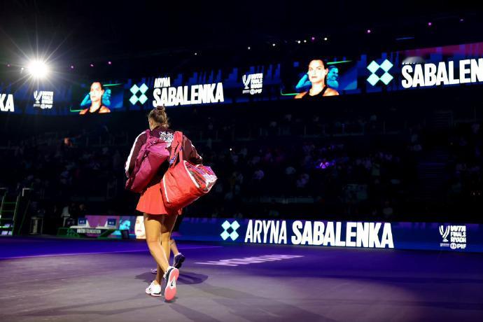 萨巴伦卡总决赛开门红 ​ 利雅得WTA年终总决赛小组赛，萨巴伦卡6-3/6-1横