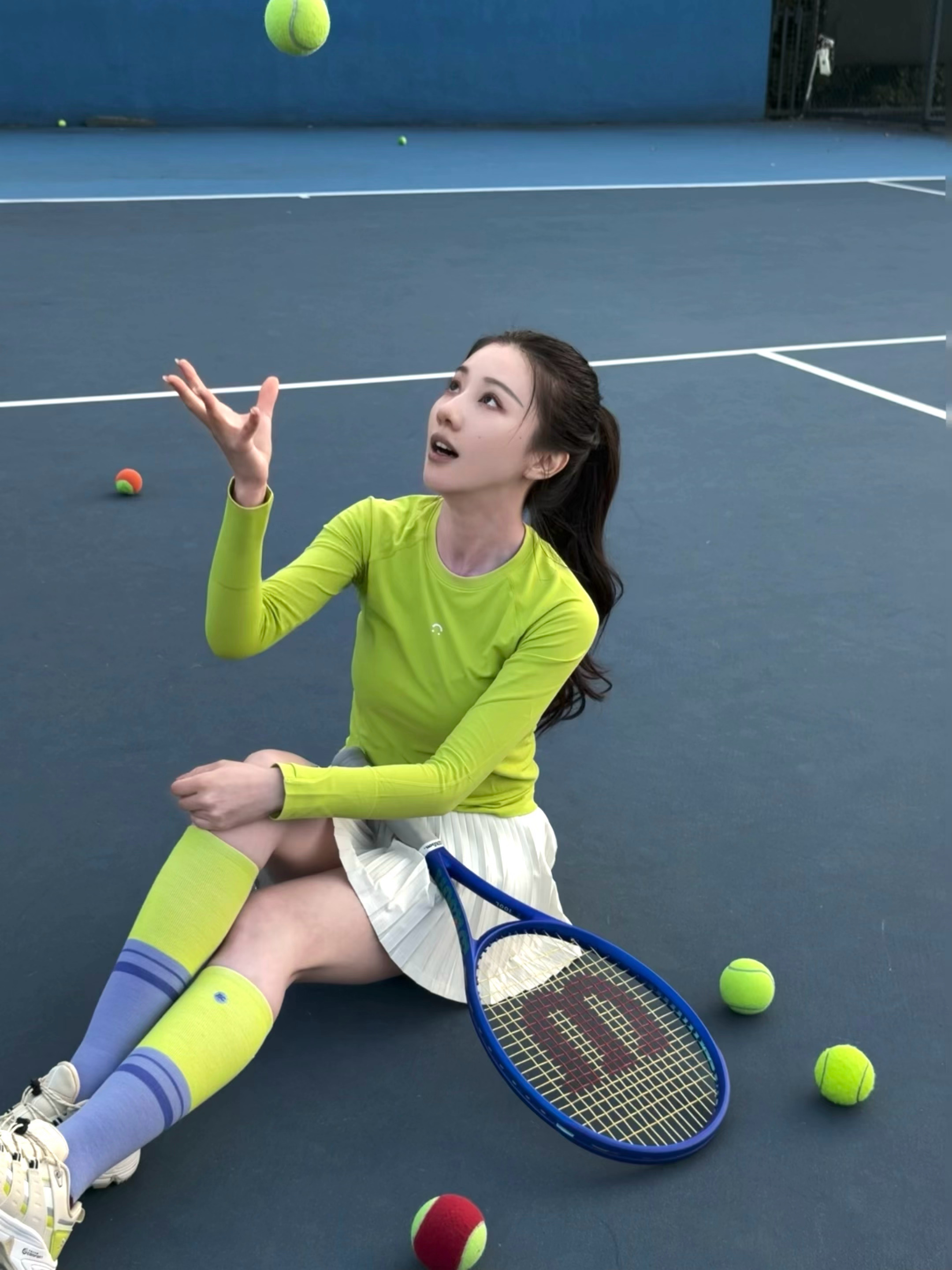 王鹤润网球运动🎾 