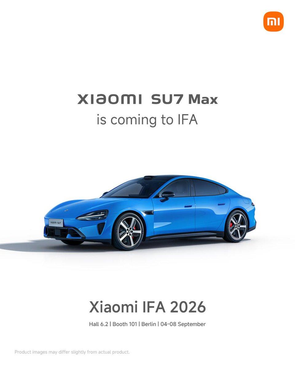 小米汽车要去柏林了。
在 IFA 2026 上，小米将把 Xiaomi Visi