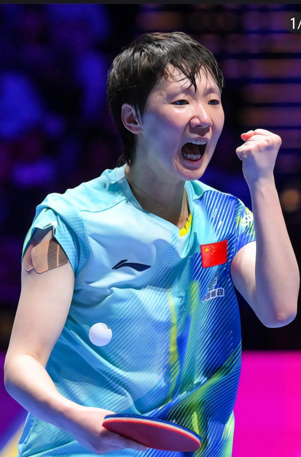 大块人心，王曼昱4：0零封佐藤瞳获WTT中国大满贯冠军
日乒削球手佐藤瞳在这次W