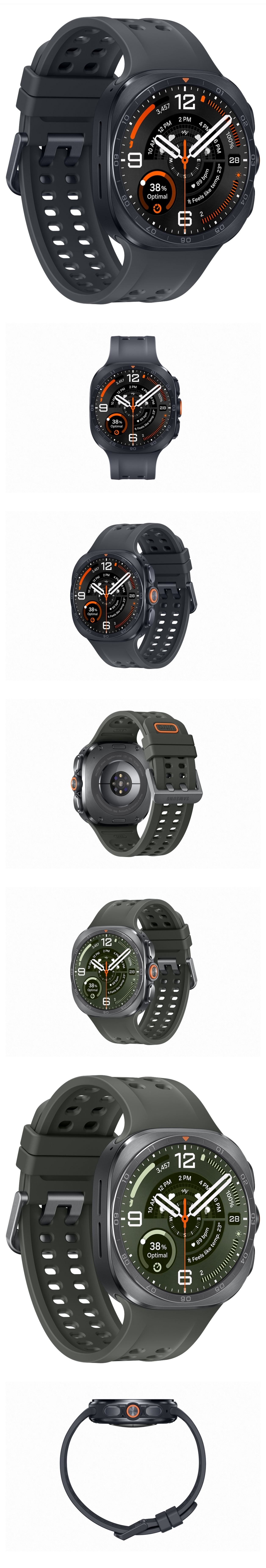 Galaxy Watch Ultra2 官方渲染图已流出边框做了拉丝处理，其他的