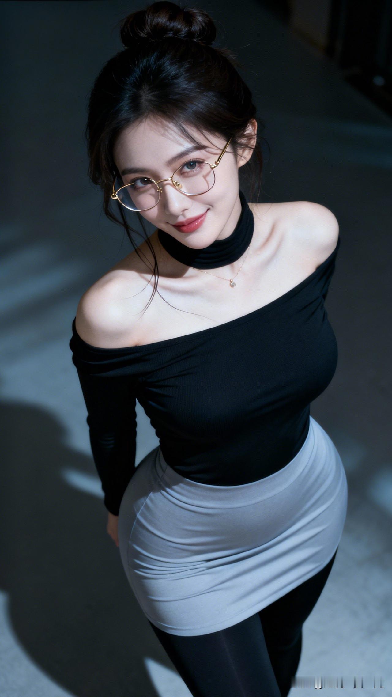 镜中人影，笑靥如花。谁是你身边最靓的美女 时尚黑白色调，优雅气质穿搭，尽显女性魅