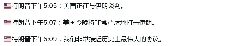 特朗普的所有这些声明都是在4分钟内发表的。 