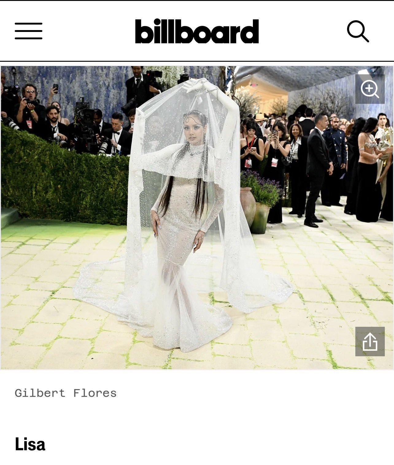 LISA入选2026年Met Gala：红毯上十大最佳音乐人造型 ` - bil