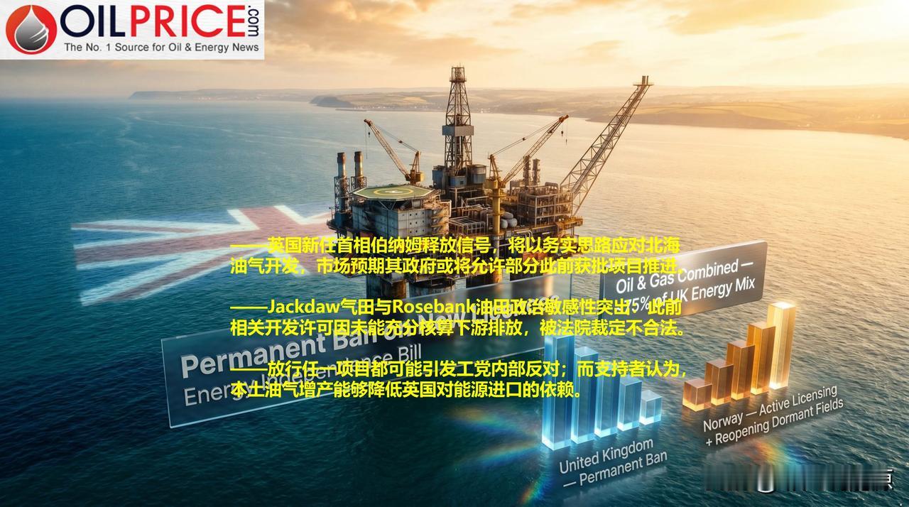 英国新任首相上台，是否会推进北海油气开发？

英国新任首相伯纳姆就职，英国政策走