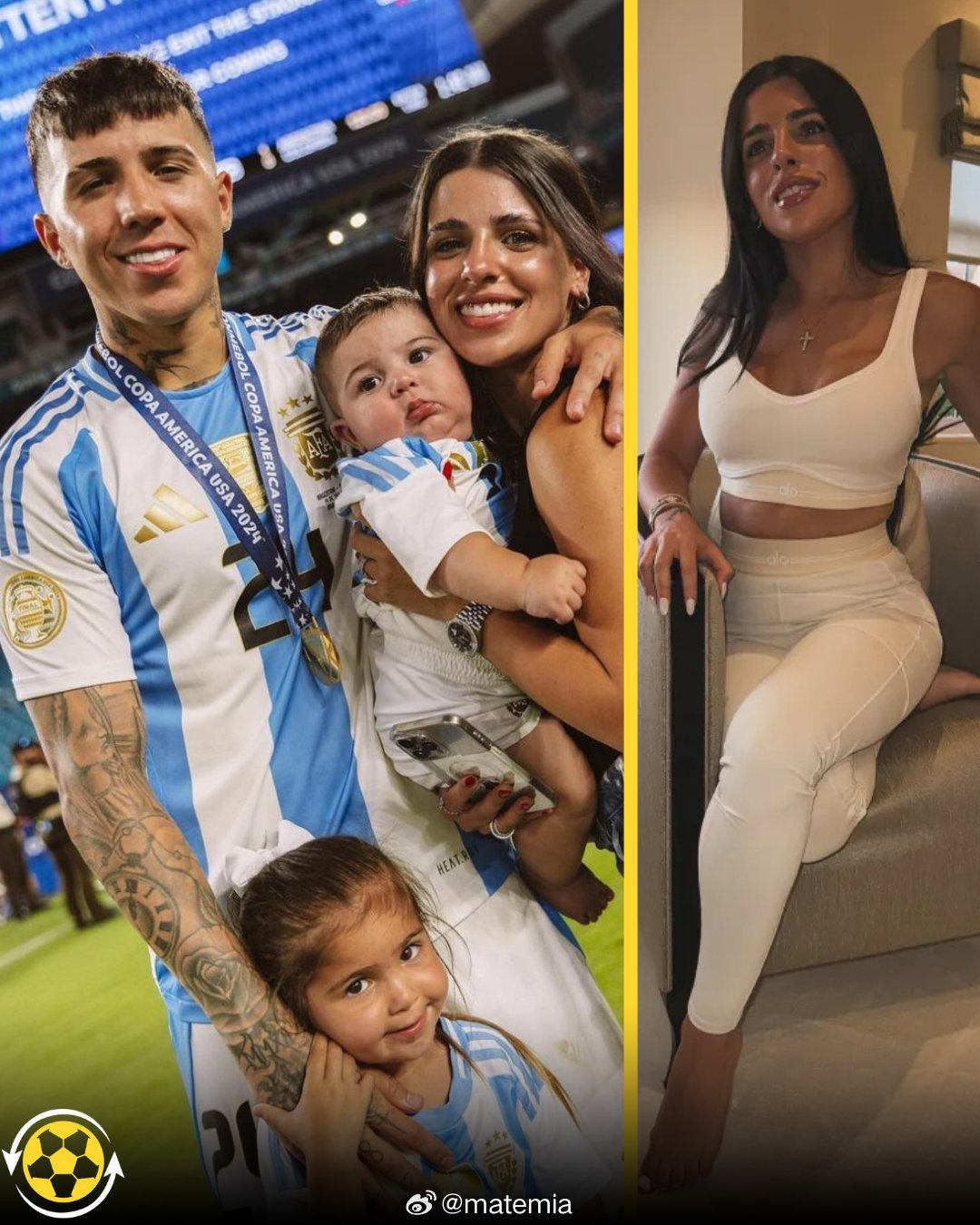 🗣️🇦🇷 瓦伦蒂娜·塞万提斯谈她与恩佐·费尔南德斯的恋情：“我认识恩佐的时