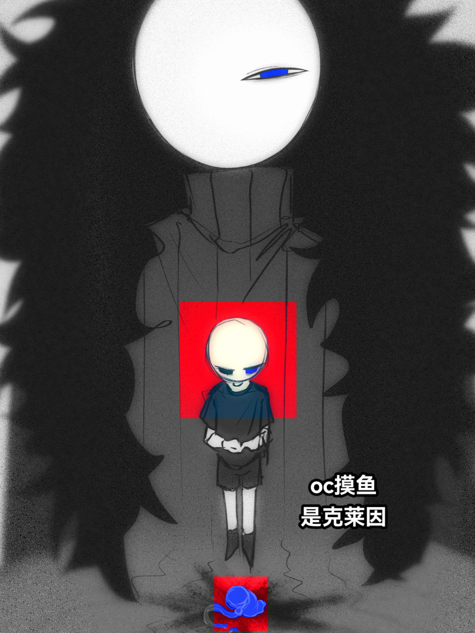 最近都在忙着画稿，顺手摸口oc 最后一张是我家荷鲁斯和白纸家四眼的互动