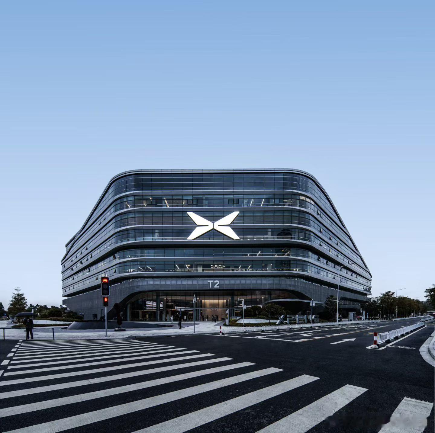 小鹏科技日来！一镜到底带你tour小鹏新总部！位于广州天河智慧城的小鹏科技园，占