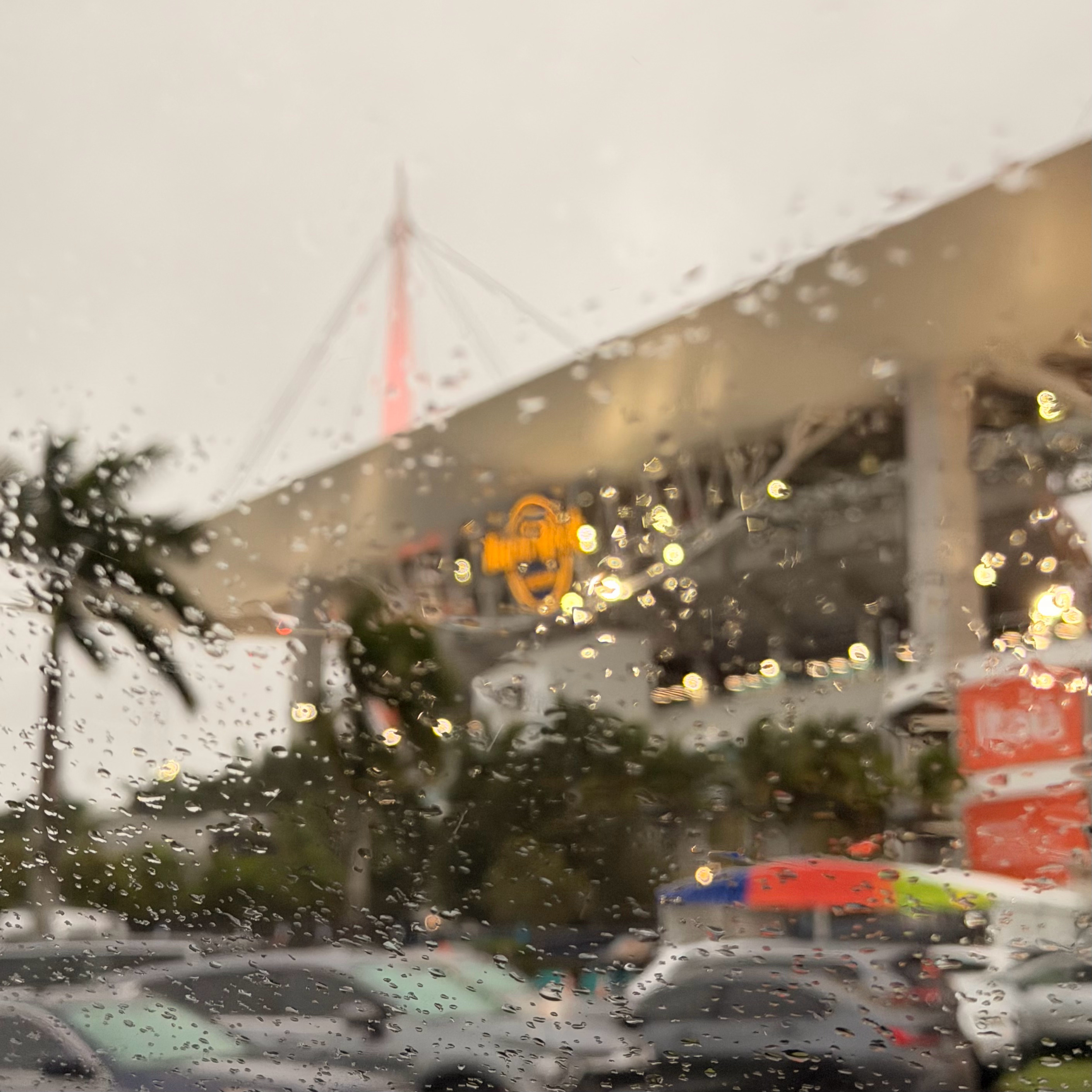 迈阿密公开赛今天的比赛全部因雨取消Welcome to the Sunshine