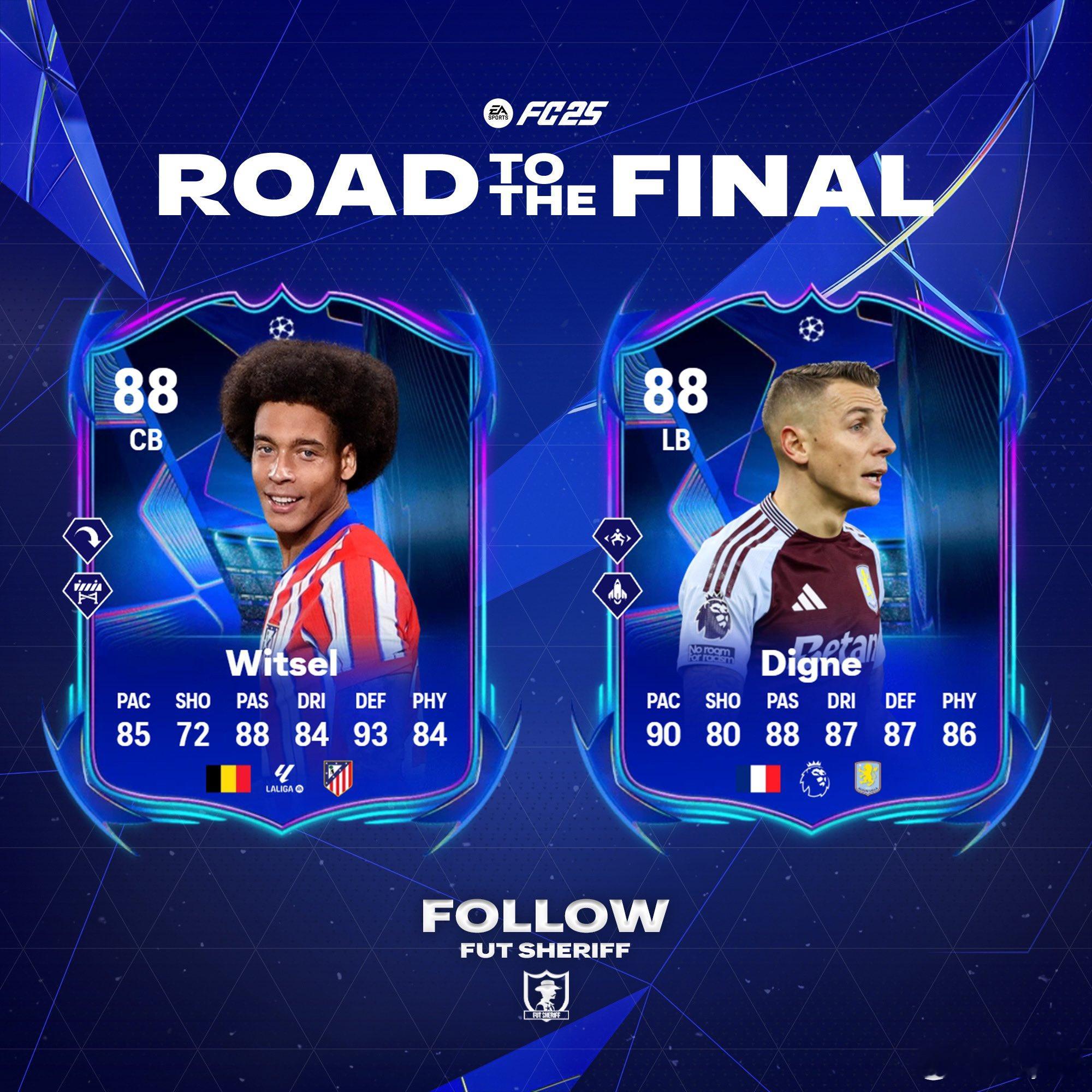 维特塞尔 & 迪涅的RTTF欧冠动态球员挑选SBC即将推出。 