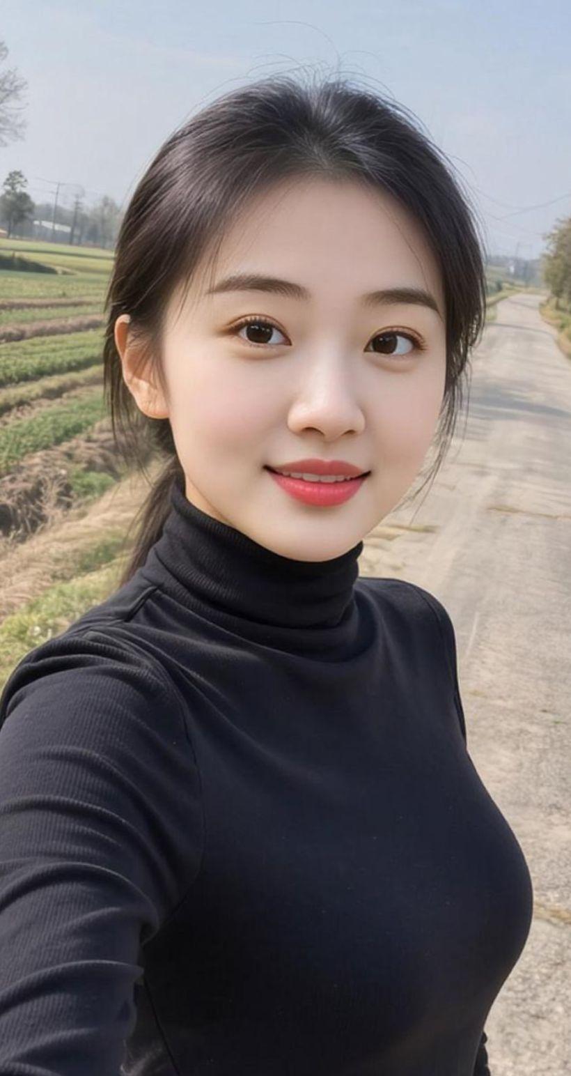 AI田园生活照抖音ai创作 热门走拍 户外