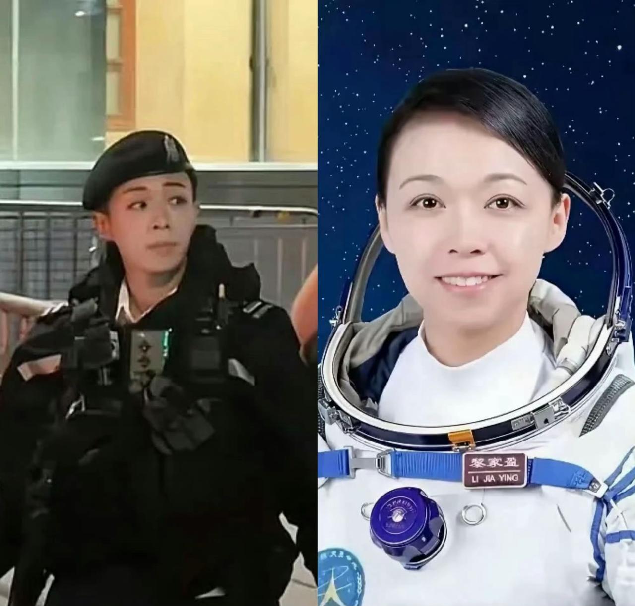 香港籍航天员黎家盈，十年磨一剑！
从香港巡逻警察，变身航天女英雄。