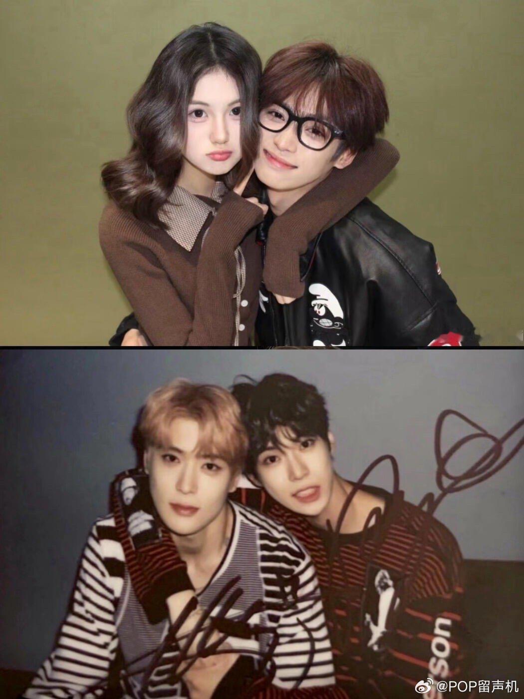 不知道反正郑在玹金道英拍过情侣照 ​​​