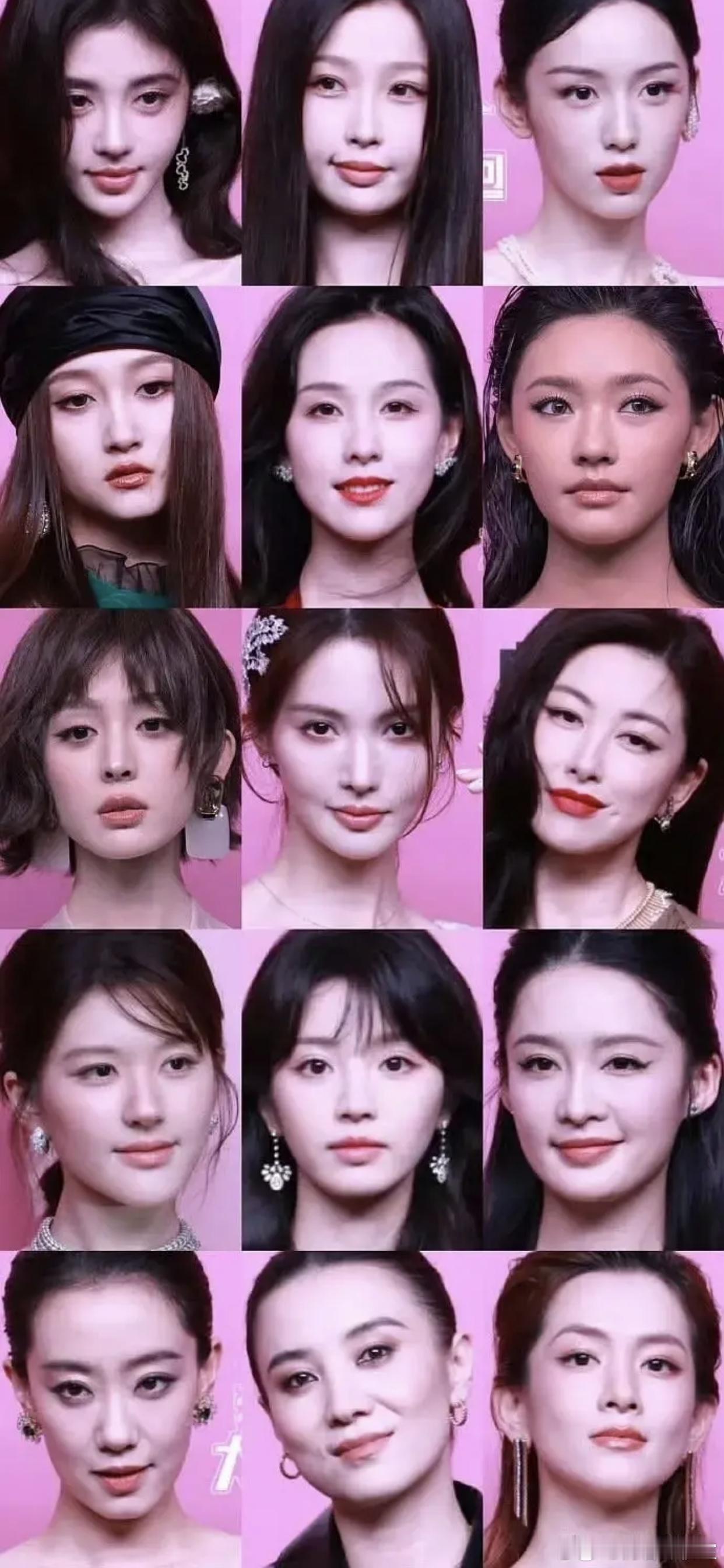 #VOGUE走秀# 鞠婧祎 赵露思 李沁 娜扎 周也等女明星怼脸合集 选一个最佳