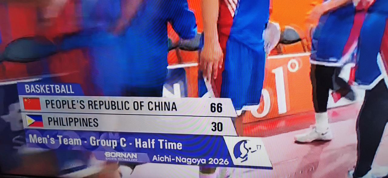 中国🇨🇳男篮半场复仇菲律宾🇵🇭
半场结束66：30，大胜菲律宾36分，全