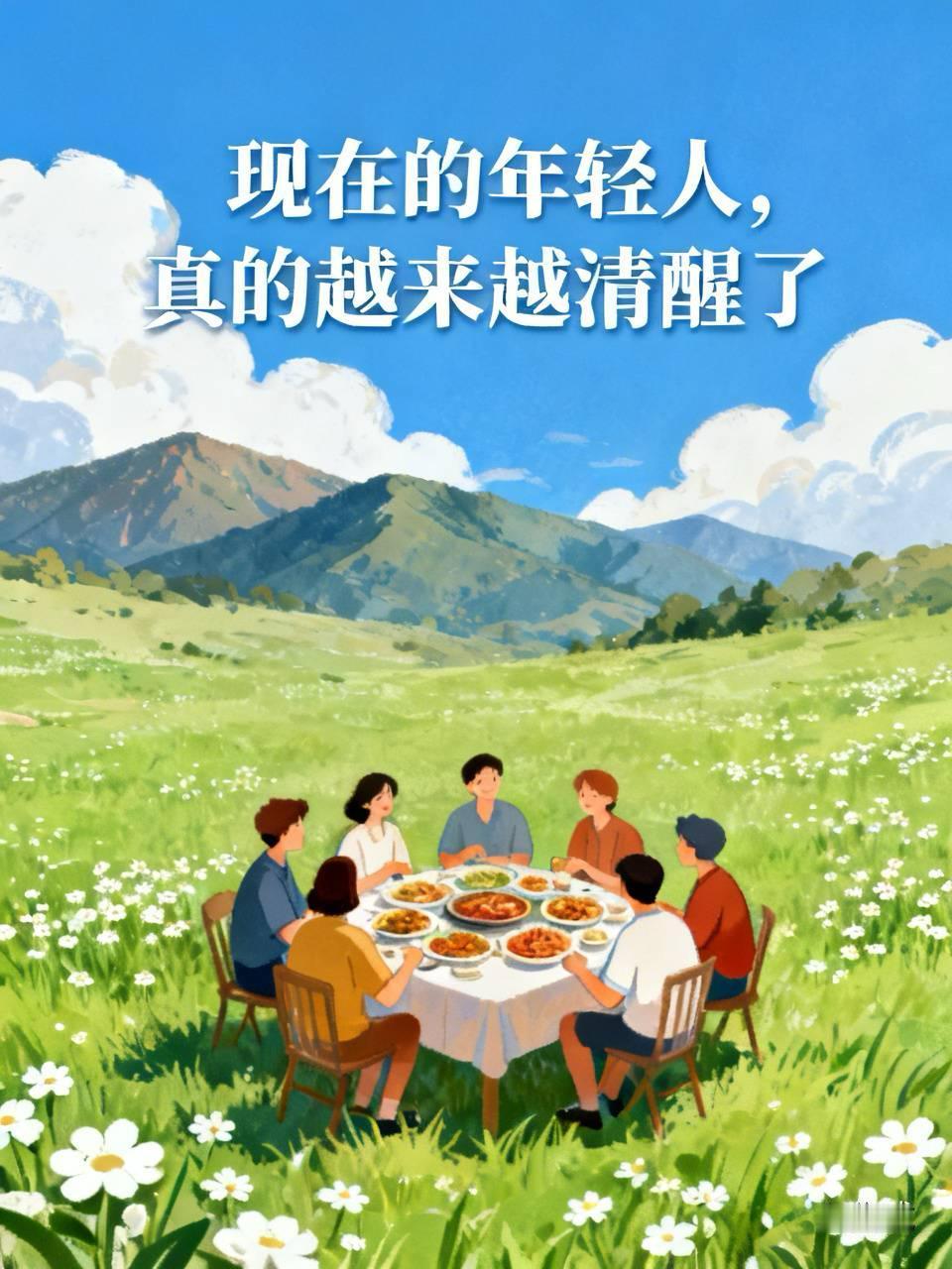 现在的年轻人，真的越来越清醒了

发现一个很治愈的现象：现在的年轻人，慢慢开始返