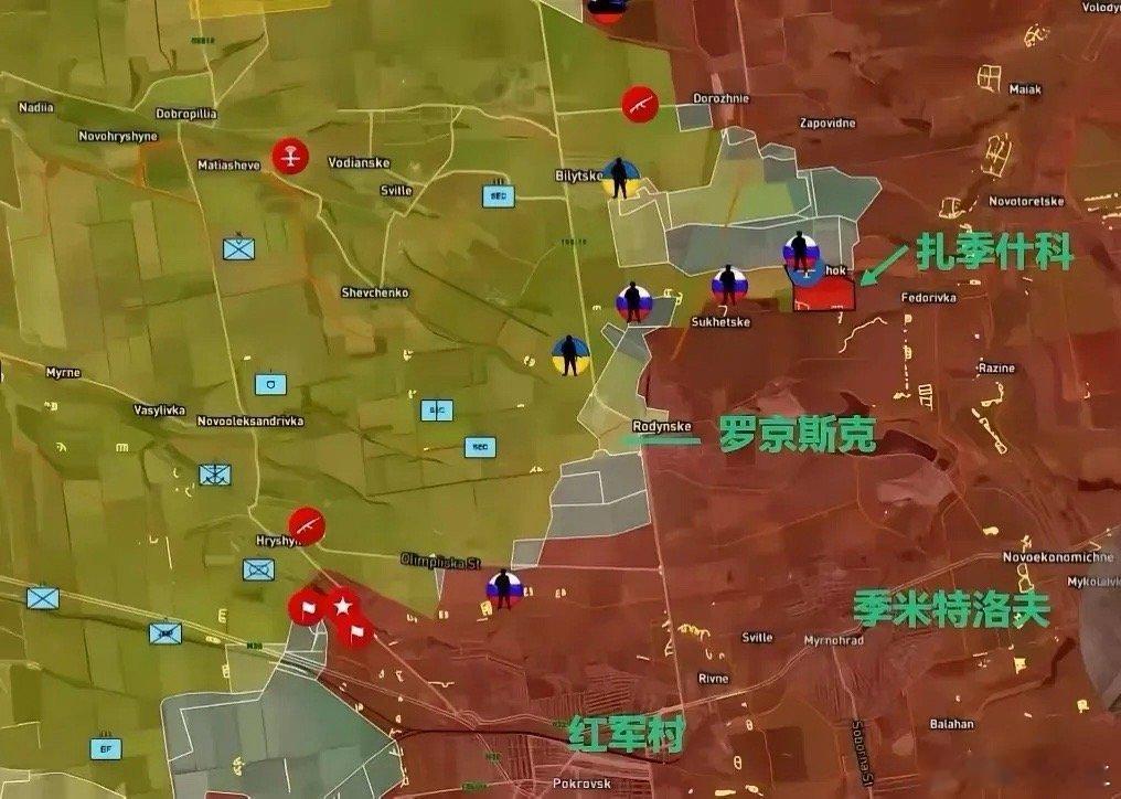 红军城终于收尾了！北部尖刀稳扎500米，红军村南线迎来总攻时刻。红军村战场，俄军