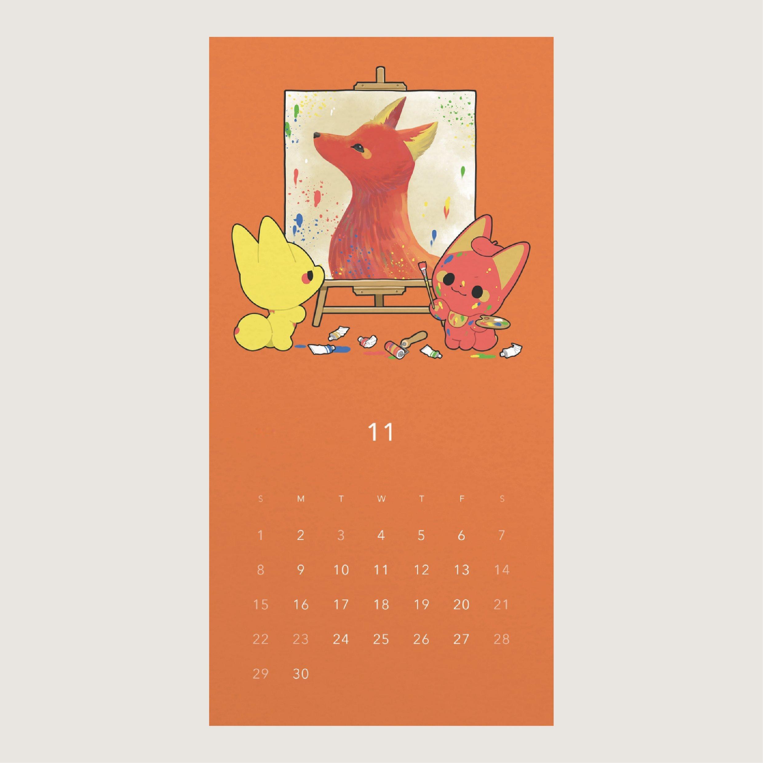 X:11月日历 ​​​