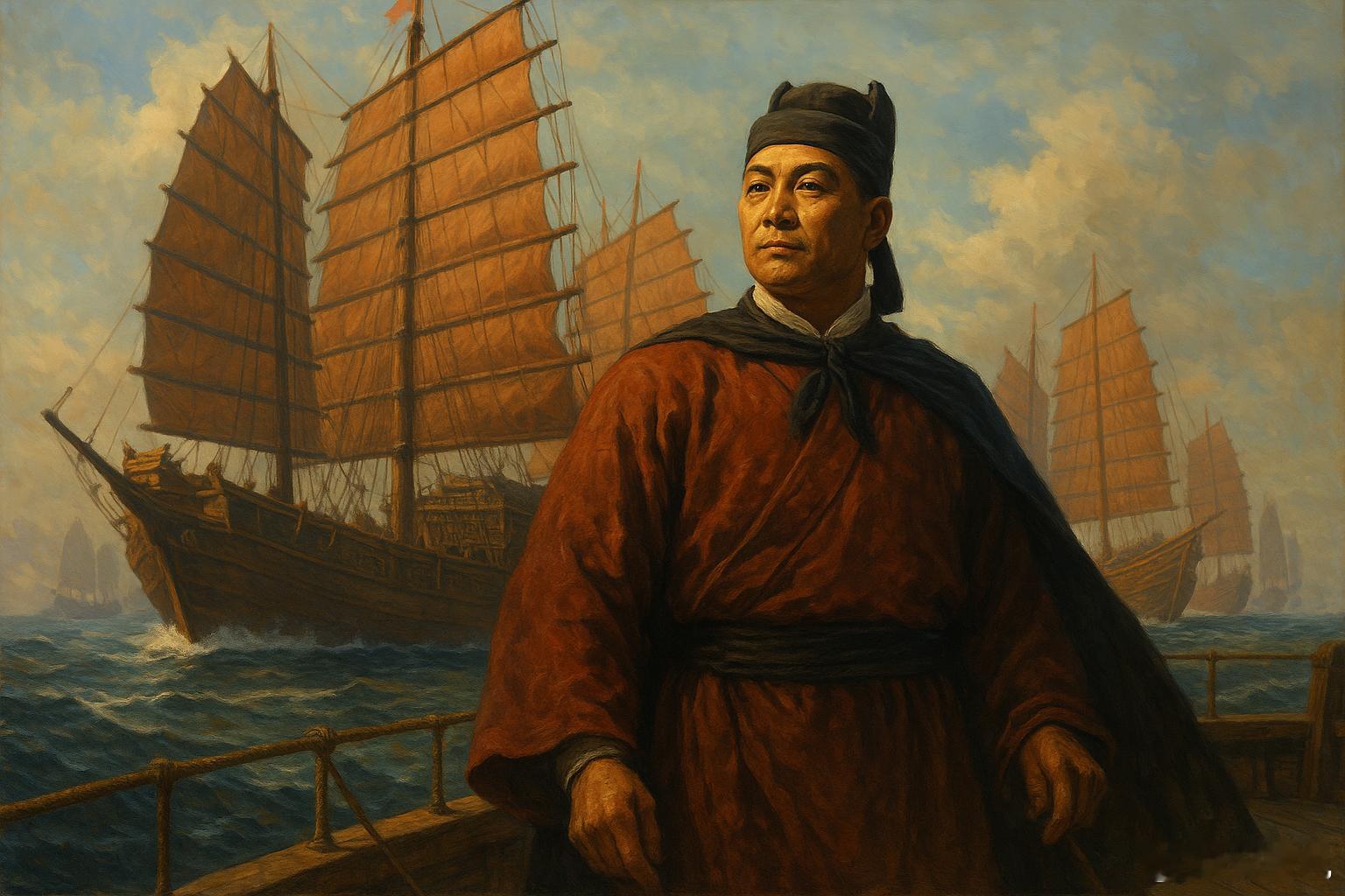 1405年7月11日 鄭和奉明成祖之命，從太倉劍門出海，率領龐大艦隊遠航，開啟了