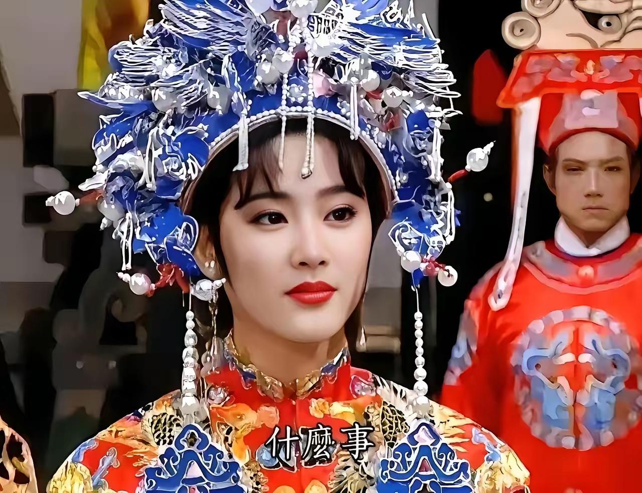 演公主的这位女演员真美啊
据说她是扮演包拯的演员金超群的太太
没想到身材高大的金