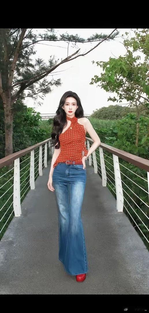 白鹿新剧造型，这是在模仿孟子义跑男这套吗？不过真的好虐…… 