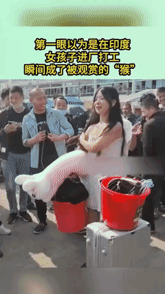 整这样去工厂？别为她不平，她其实就是享受这种众星捧月的感觉[微笑]